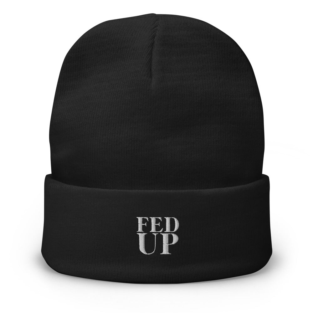 STACKED Embroidered Beanie