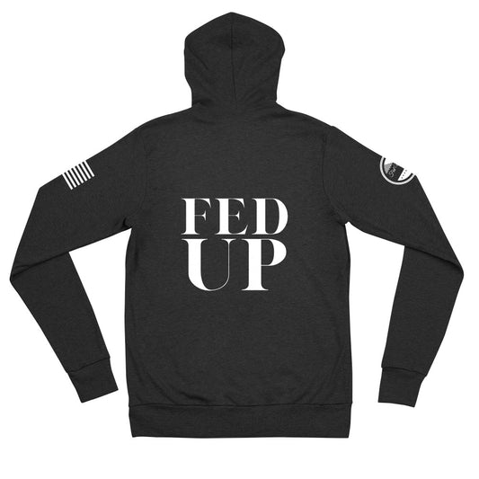 STACKED Unisex zip hoodie
