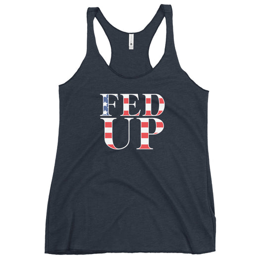 STACKED RWB Women's Racerback Tank