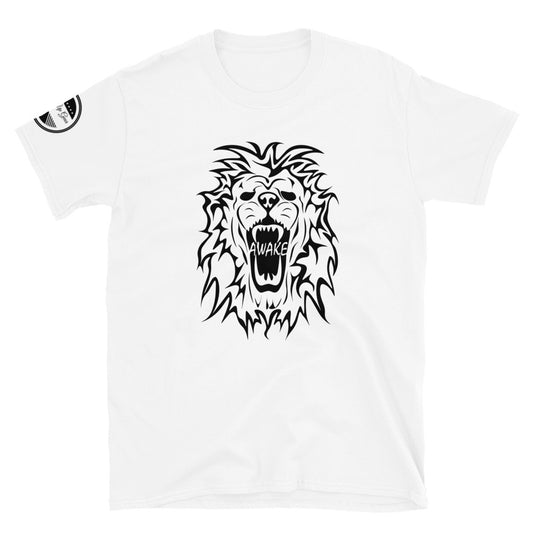 AWAKE WHITE ON WHITE Short-Sleeve Unisex T-Shirt